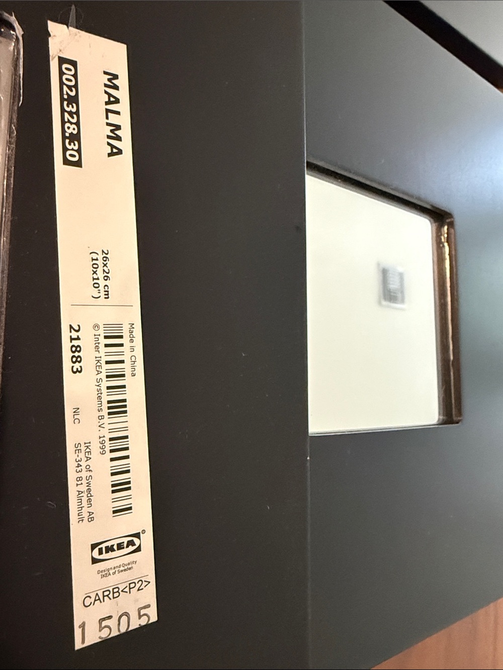 IKEA Black Square Picture Frame Set of 6 - Picture 2 of 3
